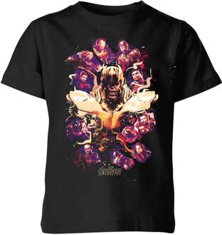 Avengers: Endgame Splatter kinder t-shirt - Zwart - 122/128 (7-8 jaar) - M