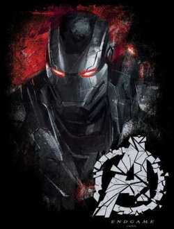 Avengers: Endgame War Machine Brushed heren t-shirt - Zwart - 3XL