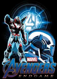 Avengers: Endgame War Machine Suit heren t-shirt - Zwart - 4XL - Zwart