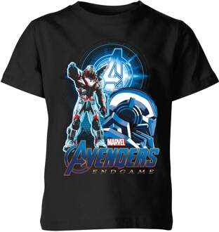 Avengers: Endgame War Machine Suit kinder t-shirt - Zwart - 98/104 (3-4 jaar) - Zwart - XS