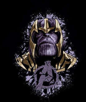 Avengers: Endgame Warlord Thanos heren t-shirt - Zwart - 3XL