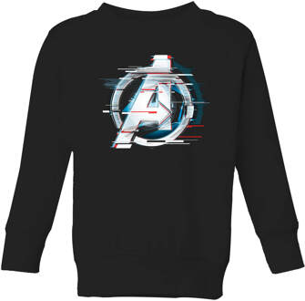 Avengers: Endgame Wit Logo kinder trui - Zwart - 122/128 (7-8 jaar) - M