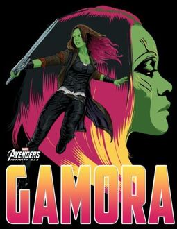 Avengers Gamora Dames T-shirt - Zwart - 3XL