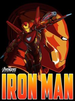 Avengers Iron Man Dames T-shirt - Zwart - 3XL