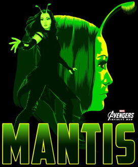 Avengers Mantis Dames T-shirt - Zwart - 3XL - Zwart
