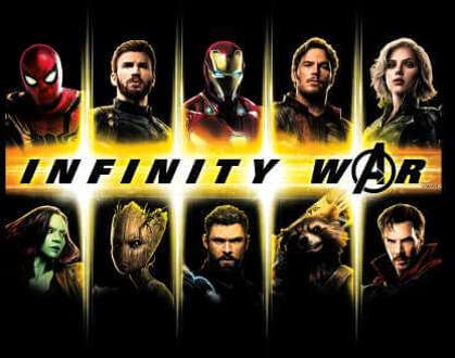 Avengers Team Lineup Trui - Zwart - S - Zwart