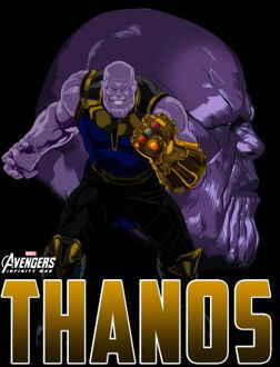Avengers Thanos Dames T-shirt - Zwart - XXL - Zwart