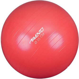 Avento Fitnessbal 55 Cm Rubber Rood