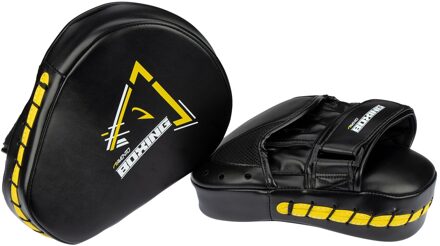 Avento sparring-handpads 24 x 19 cm kunstleer zwart 2 stuks