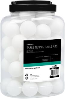 Avento Tafeltennisballen (60-pack) wit - 1-SIZE