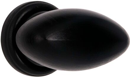 Avenue Deurkruk Op Rozet - Hout - Zwart Gebeitst - Sleutelgat - 8 Mm