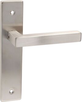 Avenue Deurkruk Op Schild Cubic - Rvs - Blind - Schild 210x46 Mm