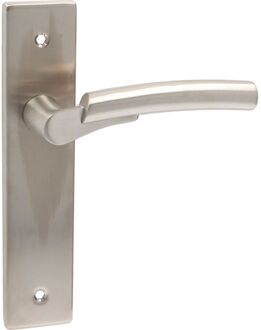 Avenue Deurkruk Op Schild Duo - Rvs - Blind - Schild 212x45 Mm