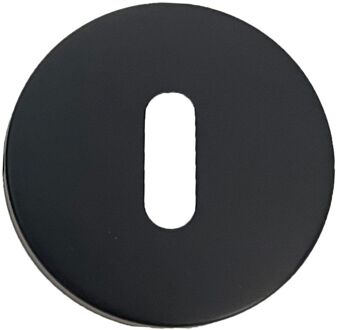 Avenue Sleutelgatrozet - Staal - Modern - 8cm - Mat Zwart - 2 Stuks