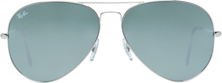 Aviator RB3025 003/40 Zonnebril - Zilverkleurig/Grijs Mirror - 58 mm