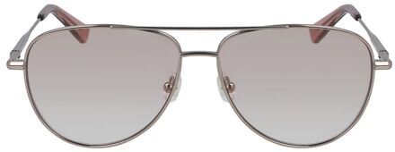 Aviator Zonnebril Lo610s Roségoud - maat Zilver