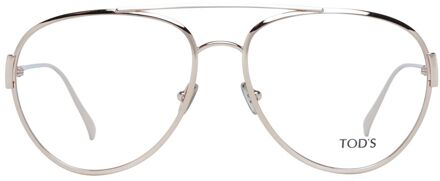 Aviator zonnebril Roze Gouden Metalen Monturen - maat Lichtgrijs