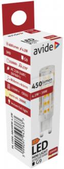Avide LED 4.2W G9 WW 3000K warmwit