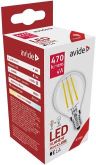 Avide LED lamp filament 470lm 4W E14 EW