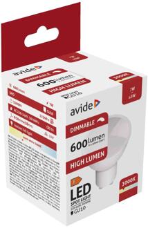 Avide LED Spot GU10 7W 3000K WW dimbaar warmwit