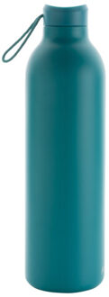 Avior gerecycled roestvrijstalen 1l waterfles Blauw - One size