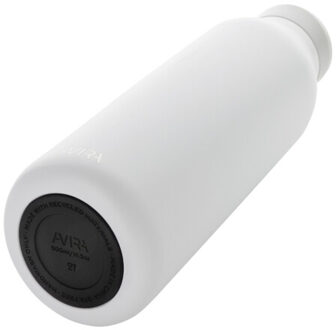 Avior gerecyclede roestvrijstalen 500 ml waterfles Wit - One size