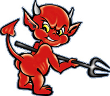 Avisa Aufkleber Funny Devil - 11x10.5cm