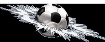 Avisa Aufkleber Graphic Crashed Football - 24x7x5cm