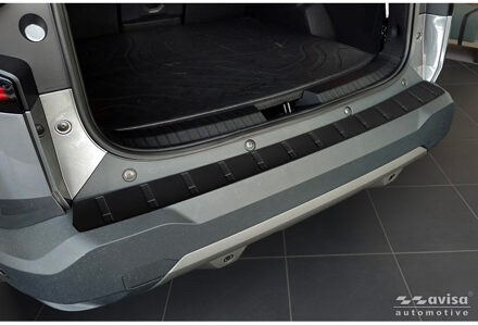 Avisa Matzwart RVS Achterbumperprotector passend voor Dacia Bigster 2024- 'Ribs' AV240394
