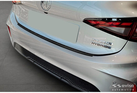 Avisa Matzwart RVS Achterbumperprotector passend voor MG 3 III 2024- 'Ribs' AV240383