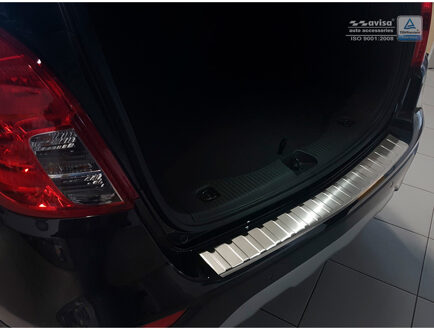 Avisa RVS Achterbumperprotector passend voor Opel Mokka X 2016- 'Ribs'