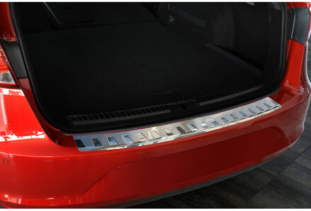Avisa RVS Achterbumperprotector passend voor Seat Leon 5F ST 2013- 'Ribs'