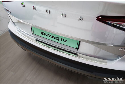 Avisa RVS Achterbumperprotector passend voor Skoda Enyaq iV 2020-...