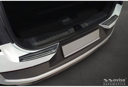 Avisa Zwart RVS Achterbumperprotector passend voor Ford Explorer EV 2024- 'Ribs' AV245387