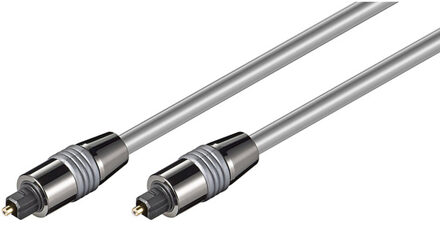 AVK 221-1000 10.0m Glasvezel kabel 10 m toslink Zilver