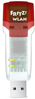 AVM FRITZ!WLAN USB Stick AC 860 Wifi adapter Rood