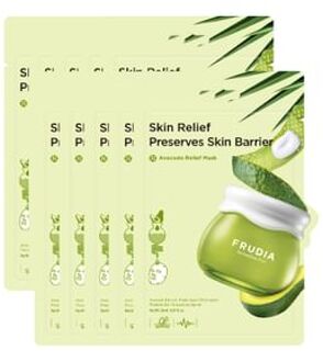 Avocado Relief Mask Set 20ml x 10 sheets