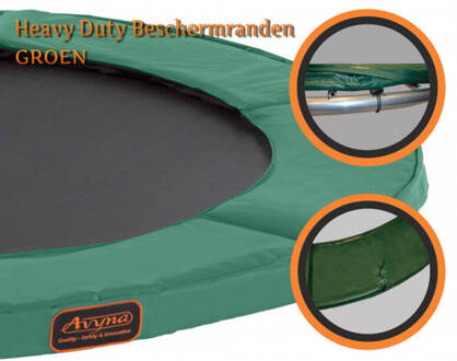 Avyna Heavy Duty Universeel Trampoline Randkussen Ø 305 cm Groen