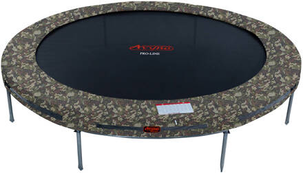 Avyna Pro-line Inground Ronde Trampoline ø 430 Cm Camouflage Grijs