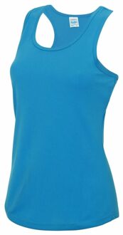 Awdis Blauw sport singlet voor dames L (40)