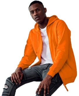 Awdis Oranje vest - met capuchon - heren - jasje - herenvest - ritssluiting