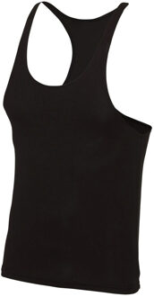 Awdis Zwart sport/fitness shirt/tanktop voor heren 2XL