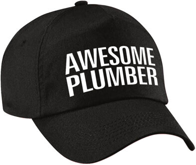 Awesome plumber pet / cap zwart voor heren - Geweldige loodgieter cadeau - Verkleedhoofddeksels