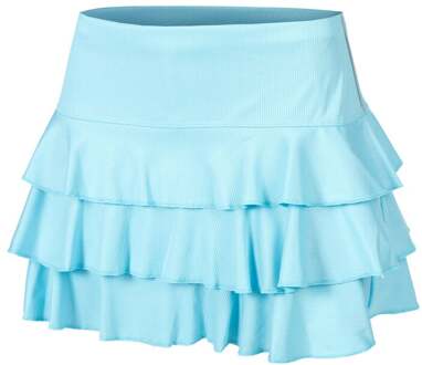 Awesome Ruffle Rok Dames-Lichtblauw - XL