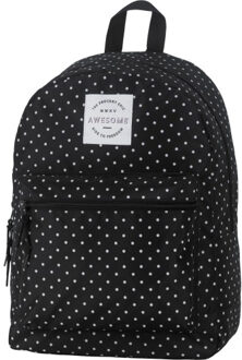 Awesome rugzak black polkadot