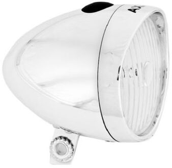 Axa Classic LED Koplamp zilver incl. batterijen (werkplaatsverpakking) Zilverkleurig