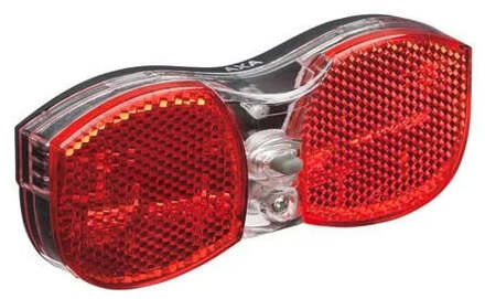 Axa Dragerachterlicht Axa City Rear op batterijen - 80mm