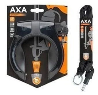 Axa Duo Deal AXA Victory Ringslot + RLC100 insteekketting - Zwart