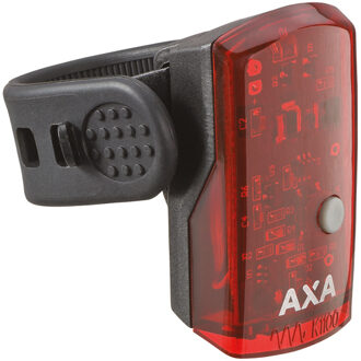 Axa Fiets achterlicht - Greenline USB - 1 LED Zadelpen Zwart