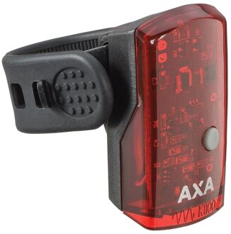 Axa Fiets achterlicht - Greenline USB - 1 LED Zadelpen Zwart